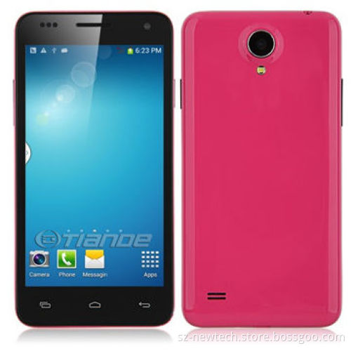 4.5-inch smart mobile phone with Android 4.2.2, MTK6582 quad core, 1.3GHz, dual SIM, GPS, Bluetooth